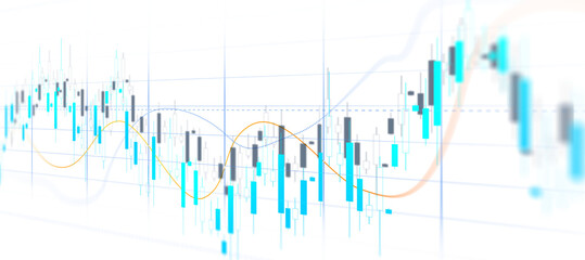 Transparent or png stock market investment trading graph growth.Trade business analytics graph and financial chart. 
