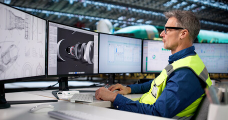 Innovative Technical Design Engineer Crafting Aircraft Parts