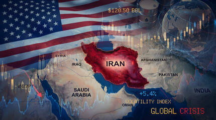 Geopolitical Tension and Global Oil Crisis Concept Map