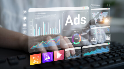 Artificial intelligence enhances digital marketing analysis and advertising dashboard to improve campaign strategy and engagement Parse