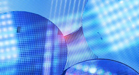 blue silicon wafer for manufacturing semiconductor of integrated circuit.Electronic circuit designs have been built onto the wafers using micromaching including photolithography