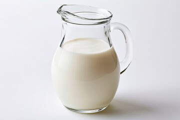 The Milk Jug in Studio Light Clean Minimal Dairy Portrait